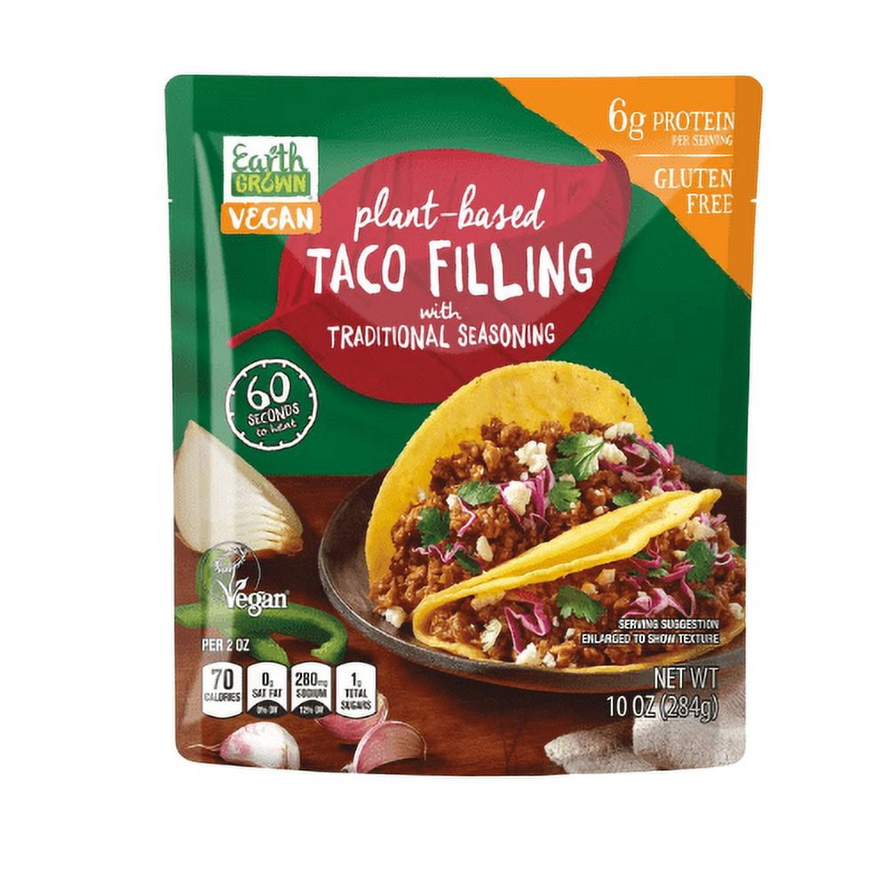 Earth Grown Taco Filling, 10 oz ,2-Pack