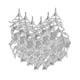 thumbnail image 5 of Paquete de 6 colgantes de plumas grandes y vívidos vintage de la colección de colgantes de plumas de metal para la fabricación de joyas, ajuste a mano Blanco plateado Soledad Colgantes del encanto de plumas grandes, 5 of 10
