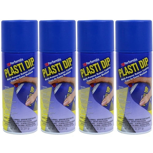 Performix Plasti Dip 11252 Flex Blue Rubber Spray 4 PACK