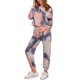 thumbnail image 2 of INSPIRAR CHIC Conjuntos de Sudadera Tie Dye para Mujeres, Sudadera con Capucha, Jogging, Conjunto de 2 Piezas, Color Rosa y Negro, 2 of 6