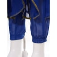 thumbnail image 7 of Alvivi Kids Girls Ballet Belly Yoga Dance Harem Pants Arabic Halloween Ruffle Trousers with Hip Scarf Royal Blue 9-12, 7 of 7