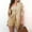 Beige, variant on Tbopshirt Women's 2 Piece Outfits Women's Casual Sets Solid Three-piece Suit With Vest + Suit Jacket + Shorts Wide Leg Pants