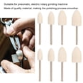 thumbnail image 2 of Ccdes 8pcs Conical Head Wool Polishing Wheel Grinding Head Polishing Tool Accessory,Conical Head,Wool Polishing Wheel, 2 of 8