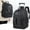 Black, variant on Large Rolling Backpack]1pc Large Capacity Rolling Backpack | Multi-Functional Laptop Travel Trolley Bag with Retractable Handle, Aluminum Frame, Oxford Fabric-Smooth-Rolling Wheels, Anti-Slip Design