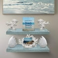 thumbnail image 3 of Sorbus 23.75"x9.25" Green 2-Tier Floating Shelves, 3 of 4