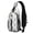 Black-3, variant on Canine Paw Bone Tail Furry Print Crossbody Backpack Travel Daypack, Adjustable Shoulder Strap, Lightweight and Durable, Fashionable appearance, Ideal for daily commuting, office workers