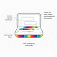 thumbnail image 3 of COOLBUDS True Wireless Earbuds | TWS in Ear Earbuds Wireless Bluetooth | Rainbow Ear Buds & Matching Charging Case | Auto-Pair, Built-in Microphone | Siri and Google Assistant | Music & Call Controls, 3 of 5