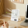 thumbnail image 7 of Digital Display Five Speed Desktop Small Fan USB Charging Portable Home Mini Desktop Small Fan Can Be Wall Mounted High Wind Power Large Capacity Fan, 7 of 7