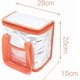 thumbnail image 4 of Light and insulated cooler bag for food storage, for camping, picnics, and beach days, 16L, 26L, black, 8L., 4 of 5