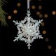 thumbnail image 5 of Adorno navideño acrílico con colgante de cristal de hielo | Decoración navideña colgante | Plástico transparente | Decoración navideña para el hogar, 5 of 6