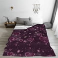 thumbnail image 5 of Sikiie Snowflakes and Hearts Ultra-Soft Micro flannel Blanket Luxury All Seasons Warm Blanket for Bedding Sofa and Travel (4 sizes)-60"x50", 5 of 7