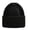 Black, variant on Women's Ponytail Beanie Hat Thick Warm Knit Cold Weather Cap for Running Outdoor Sports Winter High Bun Friendly Black One Size