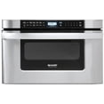 thumbnail image 2 of Sharp KB6524PSY 24" Built-in Microwave Drawer Oven with 1.2 cu. ft. Capacity, 1000 Cooking Watts in Stainless Steel, 2 of 6