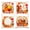 Fall Harvest, variant on Ahaia Fall Harvest Throw Pillow Covers 18x18 (4Pcs) - Embrace Autumn Vibes with Pumpkin, Squirrel, Rabbit & Fruit Basket Patterns, Perfect for Thanksgiving Home Decor
