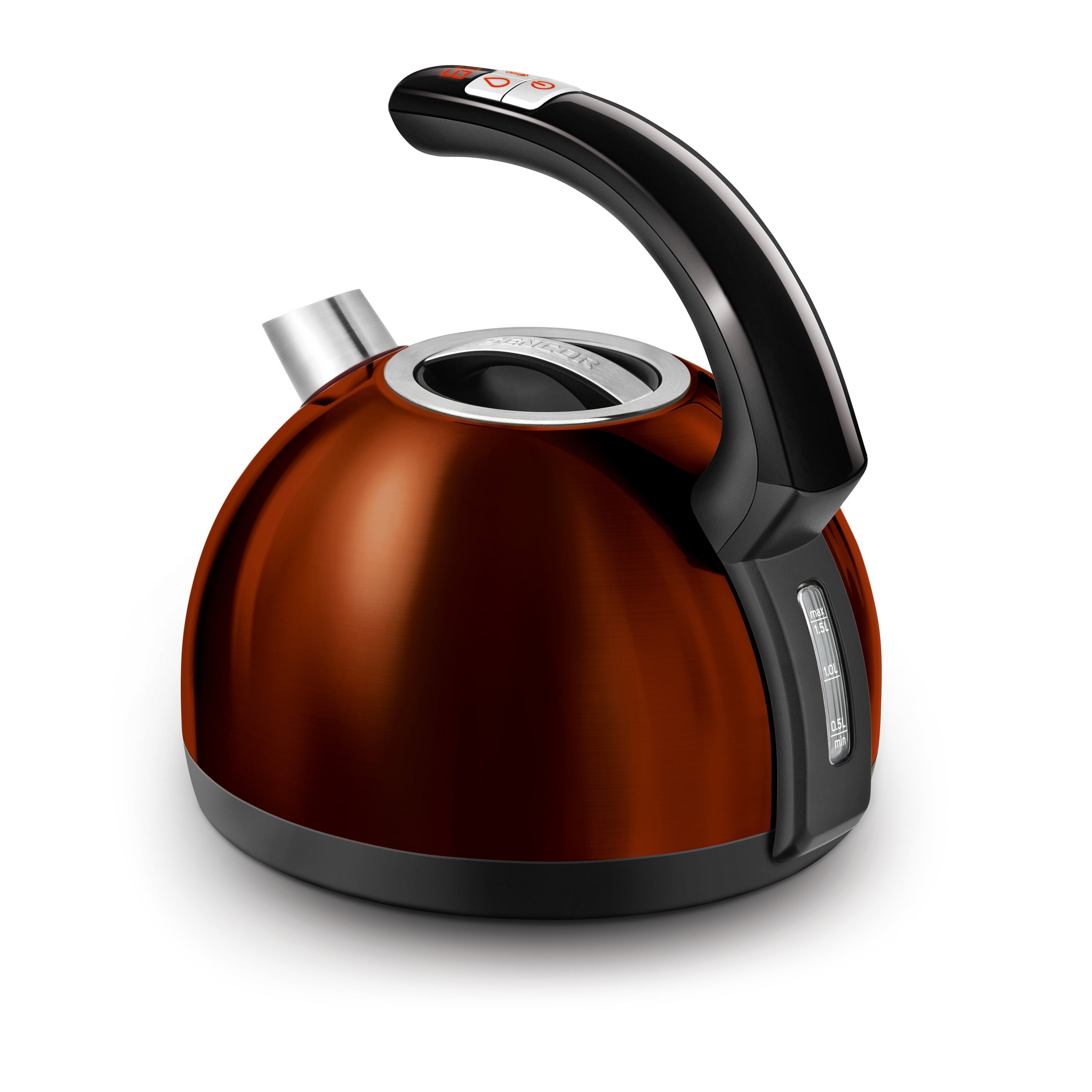 Sencor SWK1573CO Electric Kettle with Display and Power Cord Base