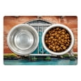 thumbnail image 1 of Venice Pet Mat for Food and Water, Building with Antique Door Entrance City on Water Historical Urban, Non-Slip Rubber Mat for Dogs and Cats, 18" X 12", by Ambesonne, 1 of 2