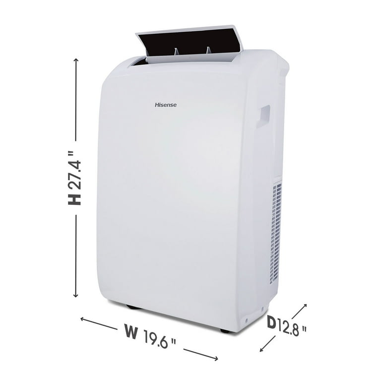 Hisense 8,000 BTU Smart Portable Air Conditioner with Wi-fi and Remote Control, 350 Sq ft, AHP0822CW1W Hisense 8,000 BTU Smart Portable Air Conditioner with Wi-fi and Remote Control, 350 Sq ft, AHP0822CW1W