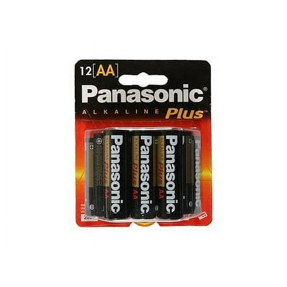 Panasonic AM3PA12B 12 Pack AA Alkaline Batteries
