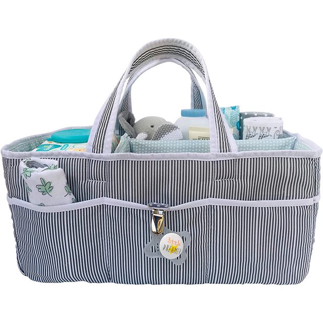 Pañal para bebé Bolsa organizadora grande para niño o niña Cesta para baby shower Artículos imprescindibles para la guardería Favoritos de registro Recién nacido plegable XianweiShao 9024715114389