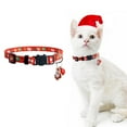thumbnail image 6 of 3 Pcs Pet Christmas Collar under $5! Xqxayjr Christmas Cats Collar With Bells, Red Green Holiday Pet Collar, Adjustable Kitten Necklace, Festive Pet Accessory, Safety Release Collar, 6 of 6