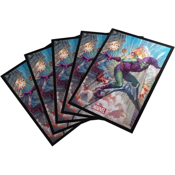 Magic: The Gathering Marvel's Spider-Man Premium Art Sleeves - Green Goblin