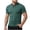 Green, variant on Horkkom Short Sleeve Shirts for Men Button V Neck T Shirts Summer Soft Comfy Casual Shirts XL