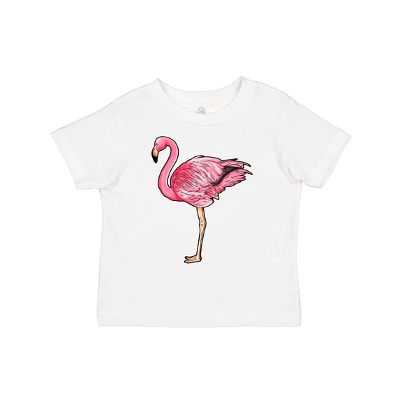 Inktastic Pink Flamingo Boys or Girls Toddler T-Shirt