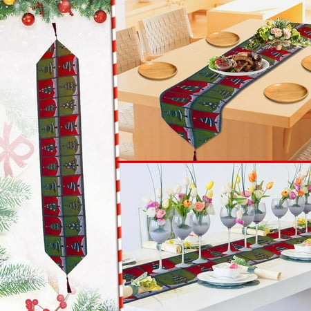 

BTJX Christmas decoration Christmas Decoration Christmas Holiday Table Runner Christmas Party Decoration