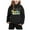 A-Black1, variant on Jamsmile Toddler Girls Outfits Sets Long Sleeve 2025 Print Hooded Hoodie Tops Pants Kids Tracksuits Sets