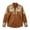 Brown, variant on KHONTS Western Cowboys Graphic Printed Shirts for Kids Boys Long Sleeve Button down Stylish Tops,Size 4-13 Years Red 170