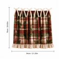 thumbnail image 3 of Christmas Oven Skirt,Vintage Plaid Door Cover Curtain for Kitchen Decor, 3 of 3