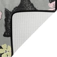 thumbnail image 5 of Dreamtimes Cute Black Kitten Area Rug, 36"x24" Flowers Butterflies Cats Non-Slip Washable Indoor Door Mat, Absorbent Floor Mat for Bedroom Kitchen Entryway Bathroom, 5 of 7