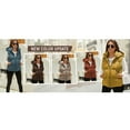 thumbnail image 6 of PUWEI Women's Warm Puffer Vest Sleeveless Full Zip Puffy Jacket Removable Hood with Pockets, 6 of 7