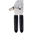 thumbnail image 2 of EZ-DUZ-IT Deluxe Can Opener with Black Grips (Set of 2) - Non-Slip Grips, Heavy Duty Steel Handheld Can Opener, Smooth Turning Crank, Durable Kitchen Tool, 2 of 4
