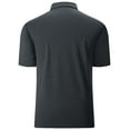 thumbnail image 4 of SPEEDRUN Men's Moisture-Wicking Quick-Dry Golf Polo Shirt Casual Business Short Sleeve Dark Gray XL, 4 of 7