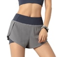 thumbnail image 2 of Pantalones cortos deportivos de fitness para mujer, pantalones cortos de verano para correr de noche, anti-caminar, estilo europeo y americano, para yoga, informales, de secado rápido, para, 2 of 2