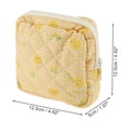 thumbnail image 2 of Ofertas Únicas 1 Pc Bolsa de Lápiz Labial Cuadrada Portátil para Vacaciones Amarillo Poliéster, 2 of 5