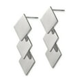 thumbnail image 2 of White Stainless Steel Earring Drop & Dangle Women'S 36.9 mm 1, 2 of 3