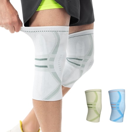 Compression Knee Brace for Women & Men, 2 Pack AOCELL Knee Sleeve Support for Knee Joint Pain Relief, ACL, Meniscus Tear, Arthritis