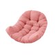 thumbnail image 5 of Cojín para silla con forma de huevo, cojín colgante para asiento de cesta, cojín para hamaca de patio, suave Rosa, 5 of 9