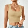 thumbnail image 3 of Byworldtasic Crop Tank Tops for Women Basic Workout Tank Tops Sleeveless Shirt Going Out Top, 3 of 3