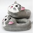thumbnail image 3 of Chaussons en Coton Peluche Chat Chaussons d'Hiver Dessin Animé Fromage Chaussures Chaudes, 3 of 5