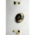 thumbnail image 3 of Kingston Brass KB36320TLH Tub and Shower Trim Only Without Handle, Polished Brass, 3 of 5