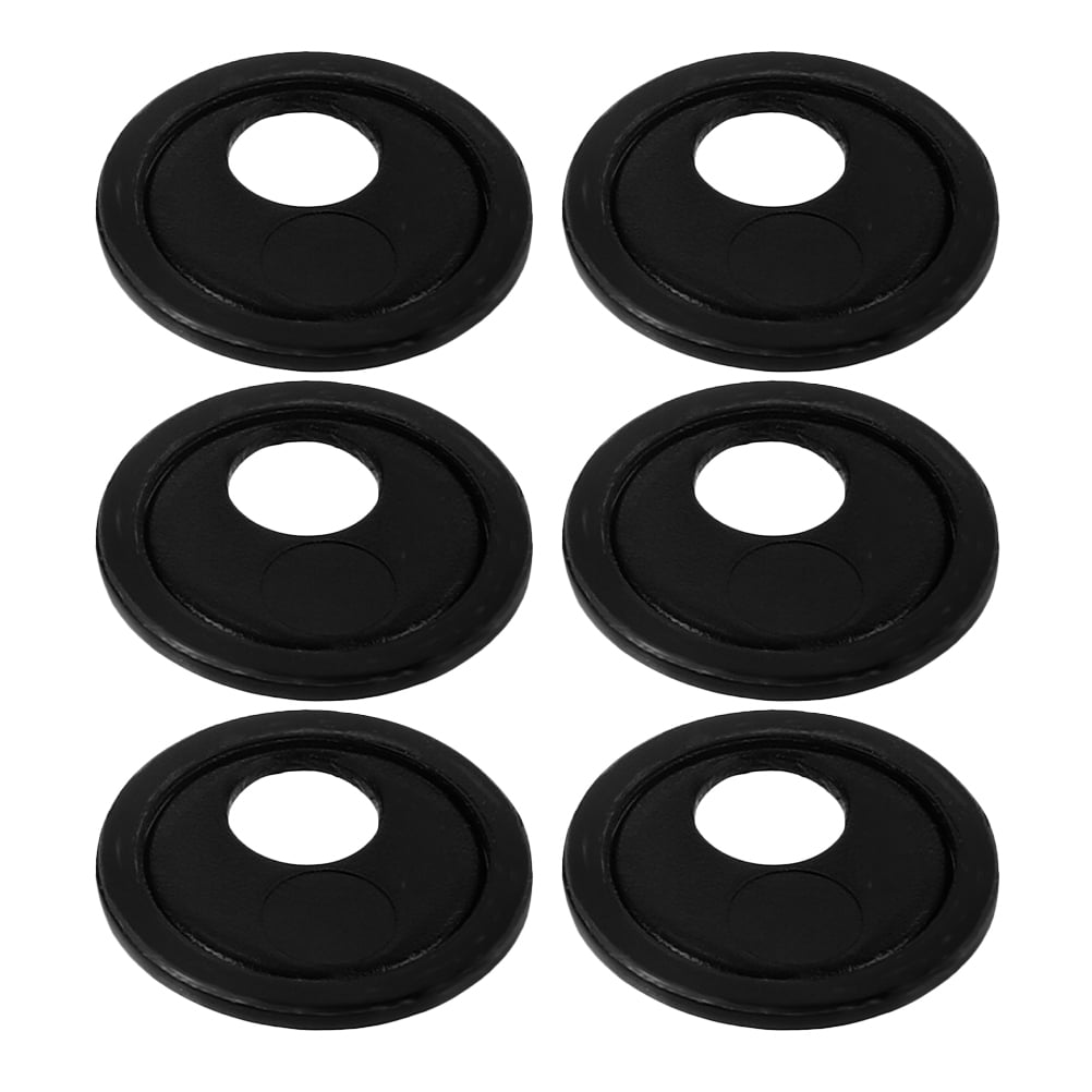 Raindrops 6-Pack Camera Privacy Covers for Phone, Black ABS Material, Easy to Use, Protect Your Privacy