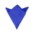 thumbnail image 1 of INSPIRE CHIC Men's Pocket Squares Solid Color Handkerchiefs Royal Blue One Size, 1 of 4