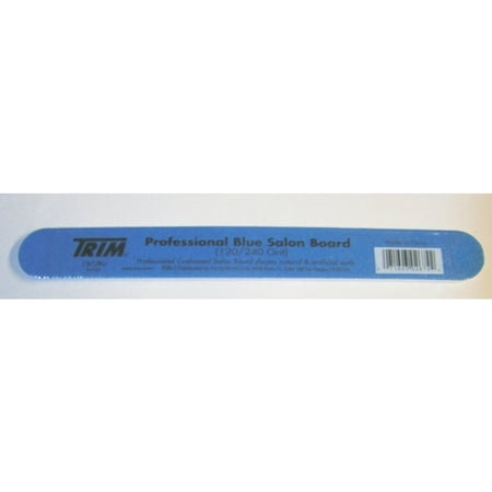 Trim, Professional Blue Salon Board, 120/240 Grit - 1 ea
