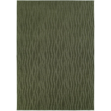Waves Rug, Green
