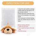 thumbnail image 5 of IFOYO Heartbeat Dog Toy, Relieving Dog Anxiety Toy with Calming Heartbeats Sound for Puppies Dogs Cats Separation Anxiety, Puppy Heartbeat Comforter for Behavioral Training (Washable, Light Brown), 5 of 7