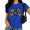 Blue, variant on Cozymy i put the BOO in Boujee Halloween Graphic Tee Short Sleeve Crew Neck Holiday Print Shirt