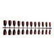 thumbnail image 1 of Juego de 24 Piezas de Uñas Postizas Soidarity Accesorio de Moda para Mujer Café Oscuro, 1 of 5